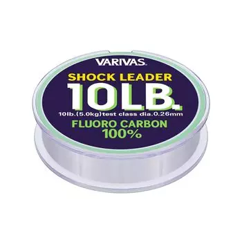 VARIVAS Line Shock Leader Fluorocarbon 30m 10lb No. 2.5.