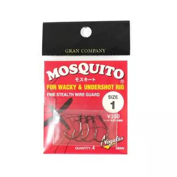 Varivas Mosquito Wacky Worm Hook Fine Guard Размер 1 (7771)