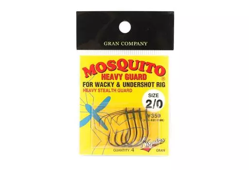 Varivas Mosquito Wacky Worm Hook Heavy Guard Размер 2/0 (4113)