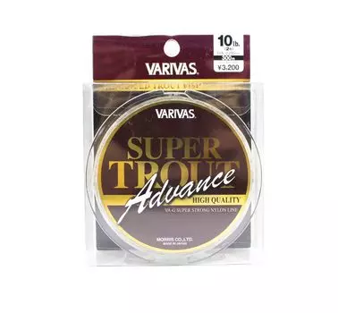 Varivas Нейлоновая леска для выдвижения форели 300 м 10 фунтов (5412) чистый