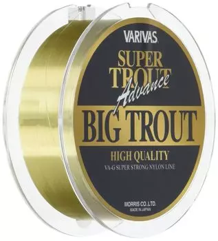 VARIVAS Nylon Line Super Trout Advance Big Trout 150m 8lb Status Gold No. 1.5