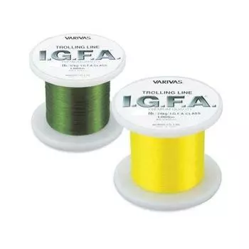 VARIVAS Nylon Line Trolling 600m 24 80lb Yellow I.G.F.A. Approx. No.