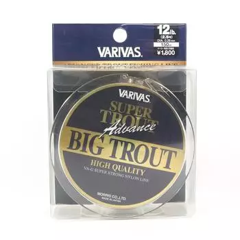 Varivas Nylon Super Trout Advance Big Trout Line 150 м 12 фунтов (5450) чистый