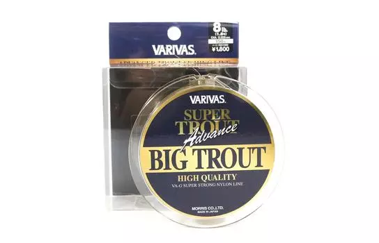 Varivas Nylon Super Trout Advance Большая форелевая леска 150 м 8 фунтов (5436) чистый