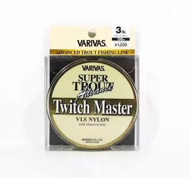Varivas Nylon Super Trout Advance Twitch Master Line 100 м 3 фунта (5498) золотой