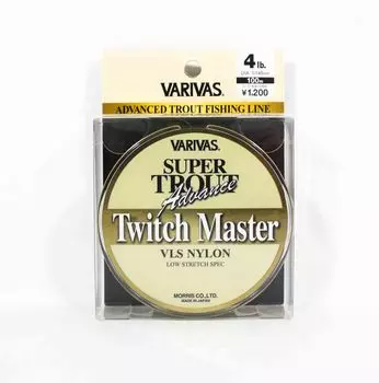 Varivas Nylon Super Trout Advance Twitch Master Line 100 м 4 фунта (5504) золотой
