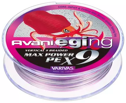 VARIVAS PE Avani Eging Max Power PE Белый Размер 9-прядная леска, X9, 200м, (Маркировка), 1,0