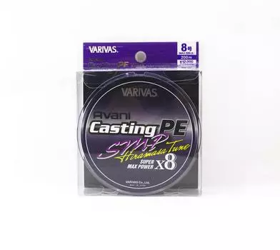 Varivas PE Line Avani SMP Hiramasa Tune Casting 200 м PE 8 120 фунтов (7242) фиолетовый