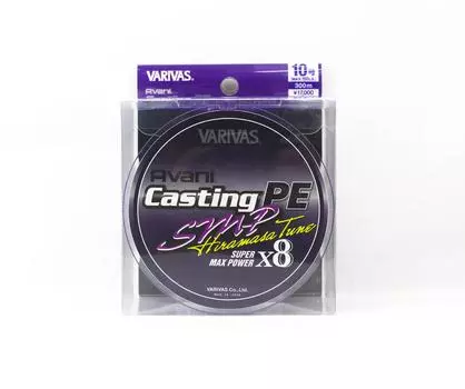 Varivas PE Line Avani SMP Hiramasa Tune Casting 300 м PE 10 150 фунтов (7297) фиолетовый