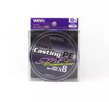 Varivas PE Line Avani SMP Hiramasa Tune Casting 200 м PE 10 150 фунтов (7259) фиолетовый