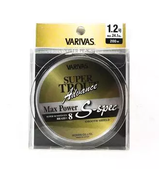 Varivas PE Line Super Trout Advance Max Power X8 200 м PE 1,2 24,1 фунта 7558