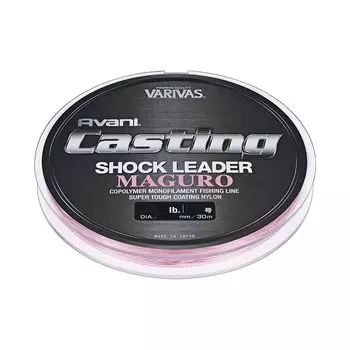 VARIVAS Shock Leader Avani Casting Tuna Nylon 30m 30 105lb Clear Pink No.