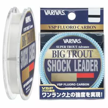 VARIVAS Shock Leader Super Trout Advanced Big Trout VSP Fluorocarbon 30 м 5 20 фунтов Natural No.