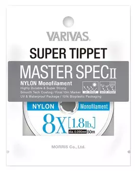 VARIVAS Super Tippet Master Spec II Nylon 8X 50m Natural 1.8LB