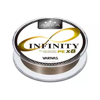 VARIVAS Super Trout Area Infinity PE X8 75M Champagne Gold Base Orange Black No. 0.3 + &