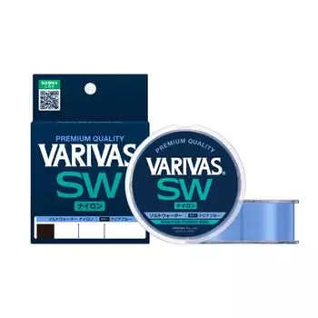 VARIVAS SW Нейлон 100 м Прозрачный Синий 6 фунтов (Соленая вода)