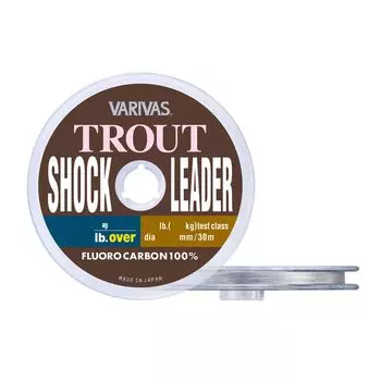 VARIVAS Trout Shock Leader Fluorocarbon 30m No. 1.5 (6lb.over)