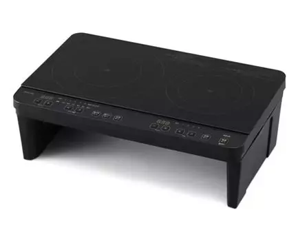 Варочная поверхность IH Плита IH с IHK-WT41S-B [ножки 2-конфорочные, черные]