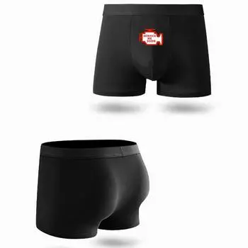 Varsbaby Men s Print Fun Pattern Panty Thin Trendy Underwear With Elastic And Comfortable Daily Wear S чёрный