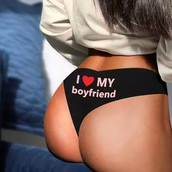 Varsbaby женские мягкие сексуальные тонкие и удобные бесшовные трусы с набивным рисунком S чёрный