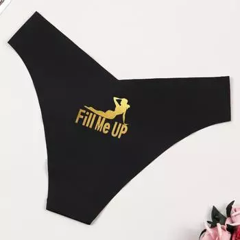 Varsbaby женские мягкие сексуальные удаленные трусы бесшовные трусики с напечатанным рисунком S чёрный