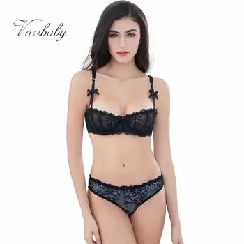 Varsbaby Женские ультратонкие прозрачные бюстгальтеры с цветочным принтом 32A белый