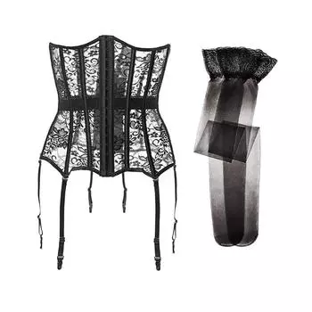 Varsbaby женский атласный корсет на талии на шнуровке, бюстье, корректирующее белье, тренажер для талии для женщин