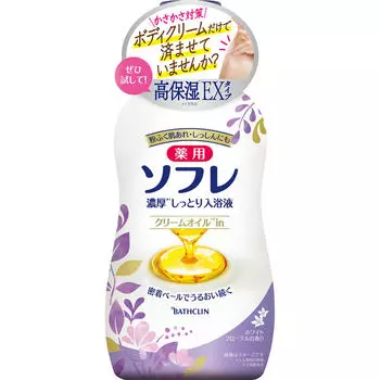 Vasclin Soflex Лечебная густая влажная жидкость для ванн с ароматом белых цветов 480 мл (Квази-наркотик) Жидкость для ухода за кожей Жидкость для ухода за кожей