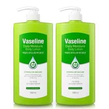 Vaseline 24h daily moisture body lotion, 1L, 2 units