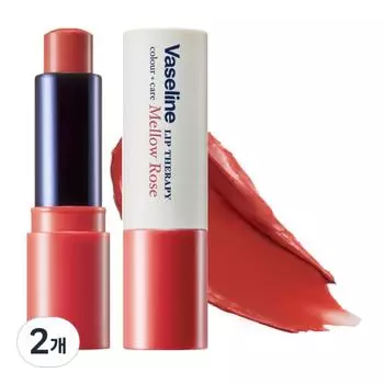 Vaseline Бальзам для губ Lip Therapy Color Care, 03 Mellow Rose, 4,2 г, 2 шт.