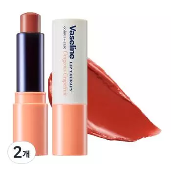 Vaseline Бальзам для губ Lip Therapy Color Care, 05 Великолепный грейпфрут, 4,2 г, 2 шт.
