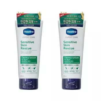 Vaseline Derma Lotion Sensitive Skin Rescue, 200ml, 2 units