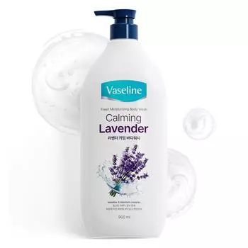 Vaseline Fresh Moisturizing Body Wash Lavender Calming, 900ml, 1 unit