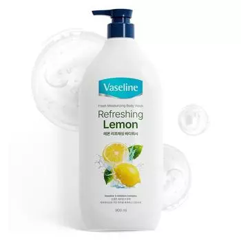 Vaseline Fresh Moisturizing Body Wash Lemon Refreshing, 900ml, 1 unit