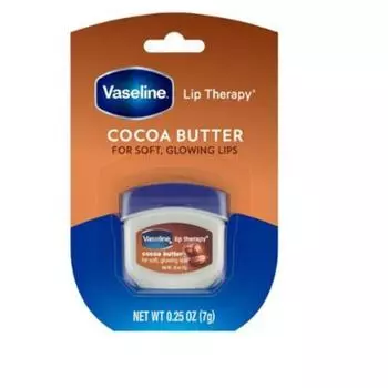 Vaseline Lip Therapy Cocoa Lip Balm 7 г, масло какао, 3 шт.