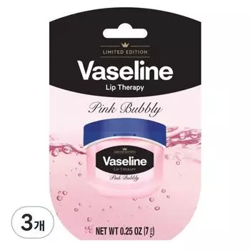 Vaseline Lip Therapy Pink Bubbly, 3 шт., 7 г