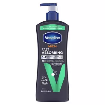 VASELINE Men Healing Moisture Быстровпитывающийся лосьон 600 мл