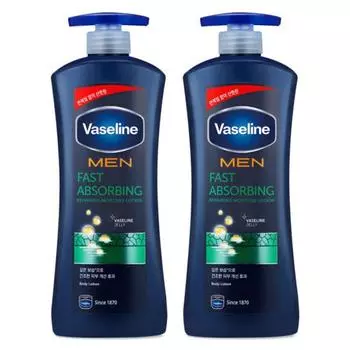 Vaseline Men Repairing Мужская косметика Универсальный лосьон 600 мл 2 шт