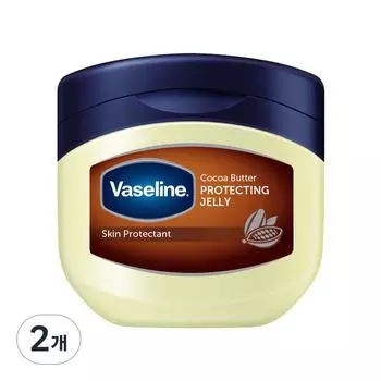 Vaseline Protecting Jelly Body Butter Cocoa Butter Flavor, 100ml, 2 pieces