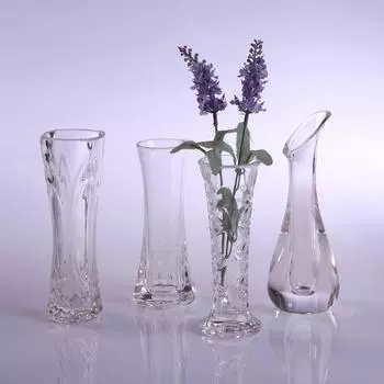 Vases Transparent Plastic Flower Vase Creative Home Imitation Crystal Vase Home Garden Desktop Decor Accessories