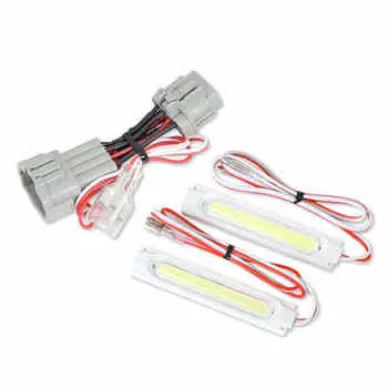 ВАШ. E13 Примечание Эксклюзивная светодиодная подсветка в решетке радиатора [Белый] Эксклюзивный дизайн Простая установка ПРИМЕЧАНИЕ NISSAN Nissan Y32-002 5 M