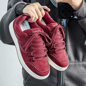 VASIBAEN Dexun Men s White Canvas Shoes - 2024 Autumn Casual All-Match with Niche Design 40 коричневый