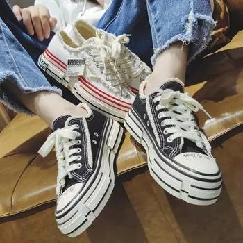 VASIBAEN Jiaben женские модные парусиновые туфли Beggar 2022: Стильная, универсальная, подходящая для пар обувь для сёрфинга. 42 белый