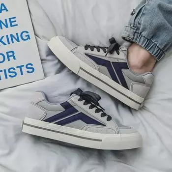 VASIBAEN Мужская модная повседневная обувь Ulzzang Canvas 2024 года 42