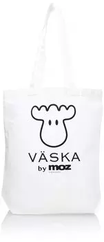 VASKA by Veska Сумка-тоут унисекс легкая холщовая A4 M размер L эко-сумка учебная мини-сумка белая [Mozu] женская мужская VZHE-02