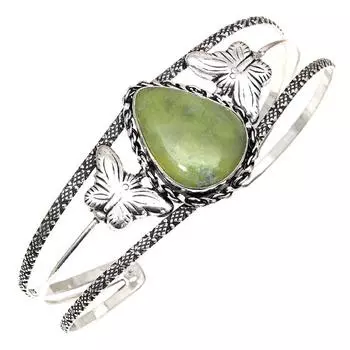 Vassolite Gemstone Handmade Jewelry Cuff Bracelets 7 Adjustable