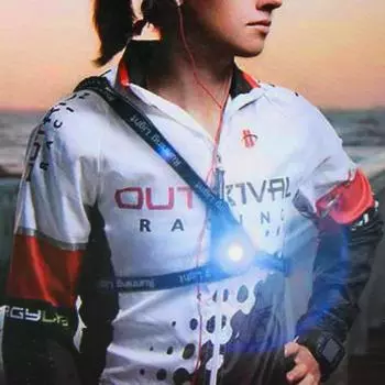 VASTFIRE Ночной беговой фонарь Уличный водонепроницаемый IP65 светодиодный ночной USB-фонарь для бега трусцой, ходьбы, безопасности, предупреждающий свет