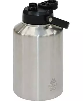 VASTLAND контейнер для льда для кемпинга, бутылка для воды, холодное хранение, вакуумная изоляция, серебристый, 3,8 л серебряный