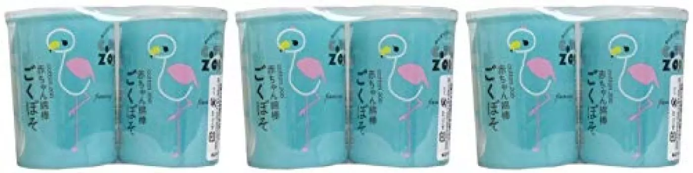 Ватные палочки Cotton Zoo Baby Gokuboso в форме капли воды x 3 [Оптовая закупка]
