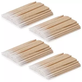 Ватные палочки Precision 400 шт. 70 мм, пластиковые ватные палочки для покраски [компания oji] (для ногтей, моделей и т. д.) Ультратонкий